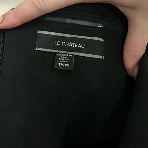 Le Château Black Strapless One Piece